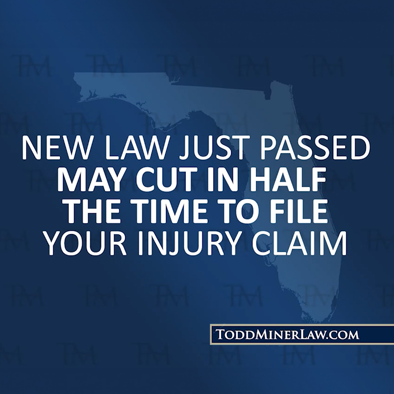 How Florida’s new law cuts in half the time you have to file your car accident case in court